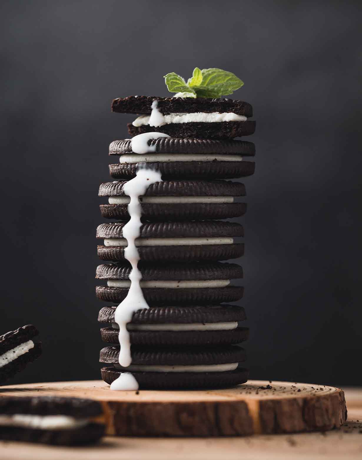 Oreo Stack With Cream Oreo Stack With Cream